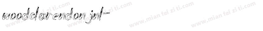 WoodClarendonJNL字体转换