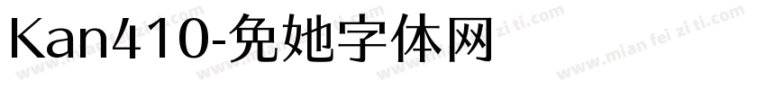 Kan410字体转换