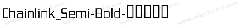 Chainlink_Semi-Bold字体转换