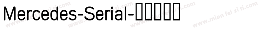 Mercedes-Serial字体转换