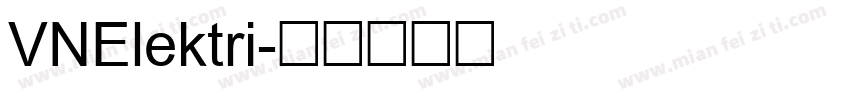 VNElektri字体转换