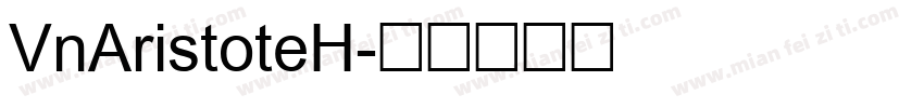 VnAristoteH字体转换