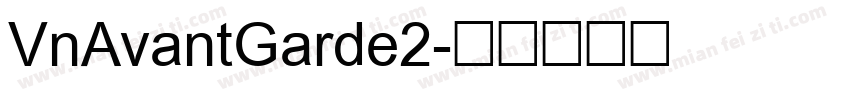 VnAvantGarde2字体转换