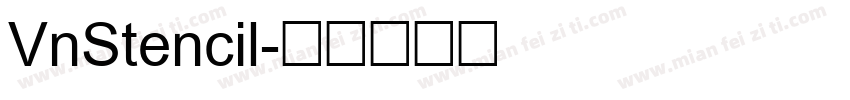 VnStencil字体转换