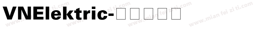VNElektric字体转换
