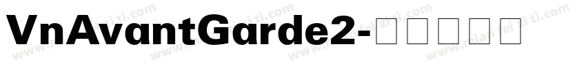 VnAvantGarde2字体转换