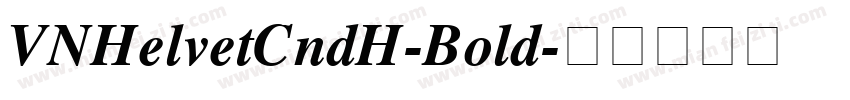 VNHelvetCndH-Bold字体转换