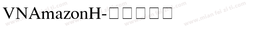 VNAmazonH字体转换