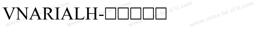 VnArialH字体转换