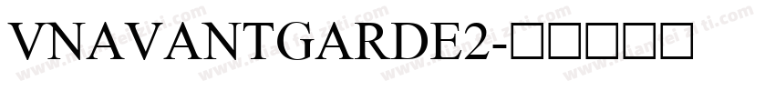VnAvantGarde2字体转换