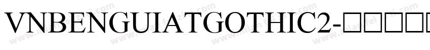 VnBenguiatgothic2字体转换