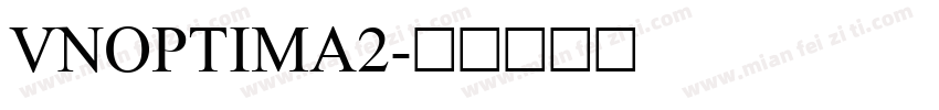 VnOptima2字体转换