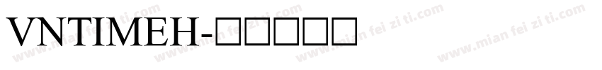 VnTimeH字体转换