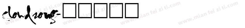 cloudsong字体转换