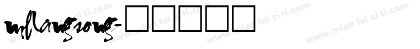 mflangsong字体转换