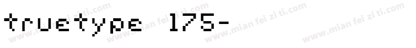 truetype字体175字体转换