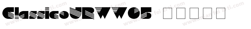 ClassicoURWW05字体转换