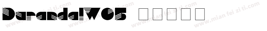 DurandalW05字体转换
