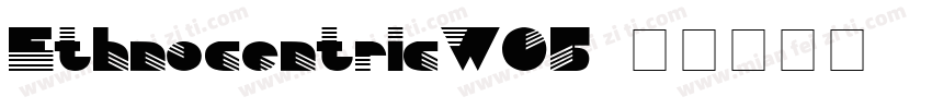 EthnocentricW05字体转换