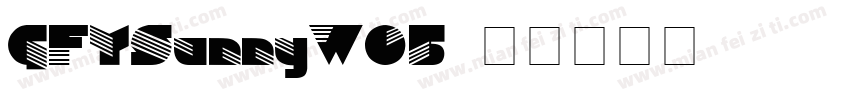 GFYSunnyW05字体转换