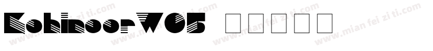 KohinoorW05字体转换