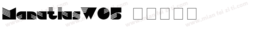 ManutiusW05字体转换