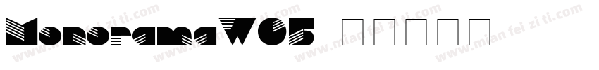 MonoramaW05字体转换