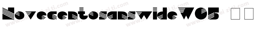 NovecentosanswideW05字体转换