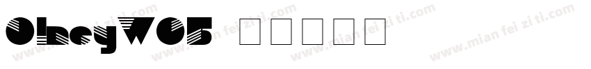 OlneyW05字体转换