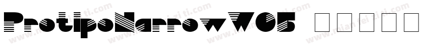 ProtipoNarrowW05字体转换