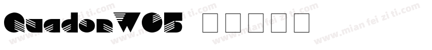 QuadonW05字体转换