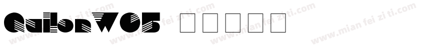 QuilonW05字体转换