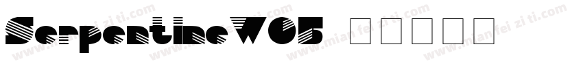 SerpentineW05字体转换