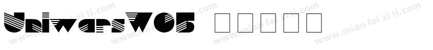 UniwarsW05字体转换