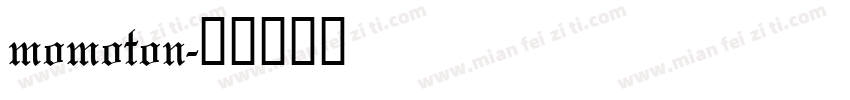 momoton字体转换