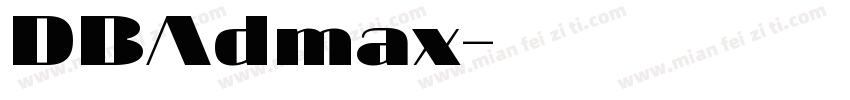 DBAdmax字体转换