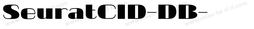 SeuratCID-DB字体转换