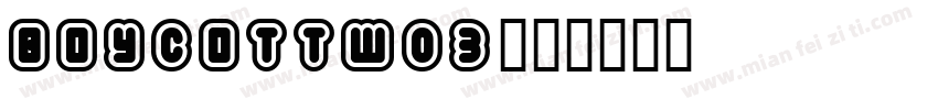 BoycottW03字体转换