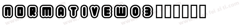 NormativeW03字体转换