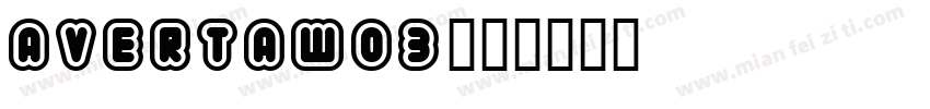 avertaw03字体转换