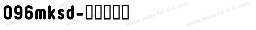 096mksd字体转换