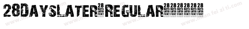 28DaysLater-Regular字体转换