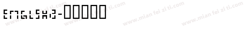 ENGLSHB字体转换