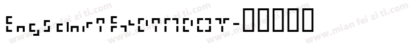 EngschriftDINDOT字体转换