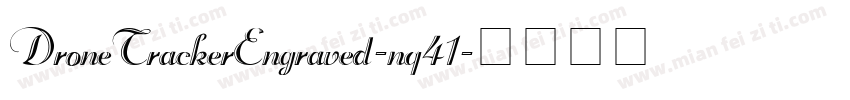 DroneTrackerEngraved-nq41字体转换
