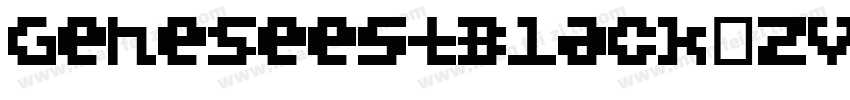 GeneseeStBlack-zv5X字体转换