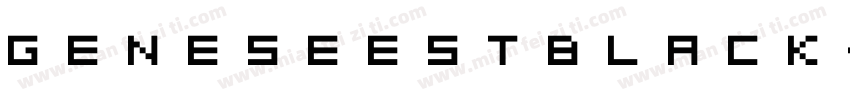 GeneseeStBlack-zv5X字体转换