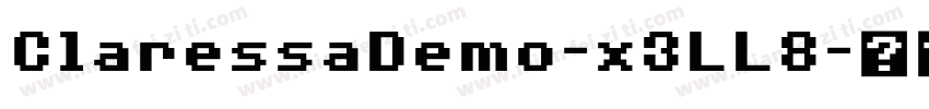 ClaressaDemo-x3LL8字体转换