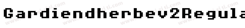 Gardiendherbev2Regular-3wL8字体转换
