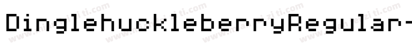 DinglehuckleberryRegular-rqn8字体转换